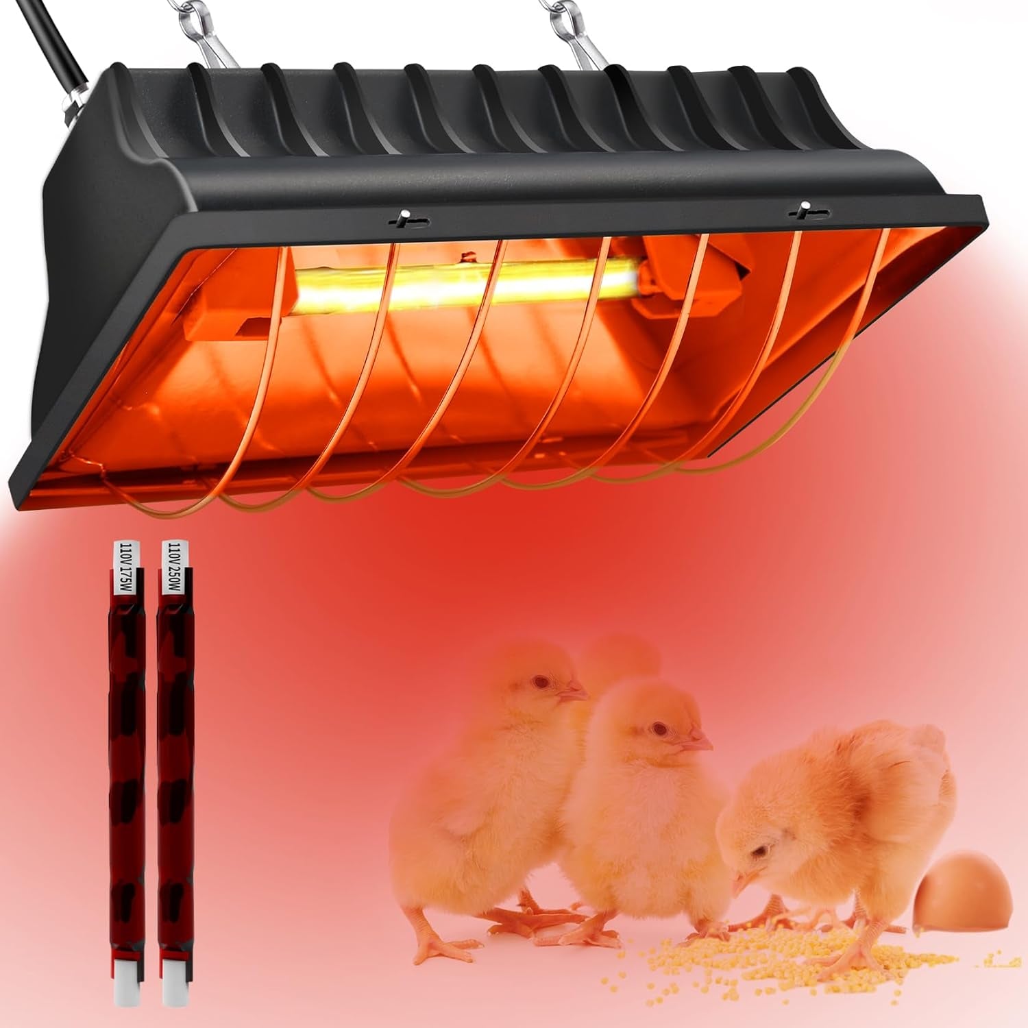 Chicken Coop Heating Lamp Brooder 250W