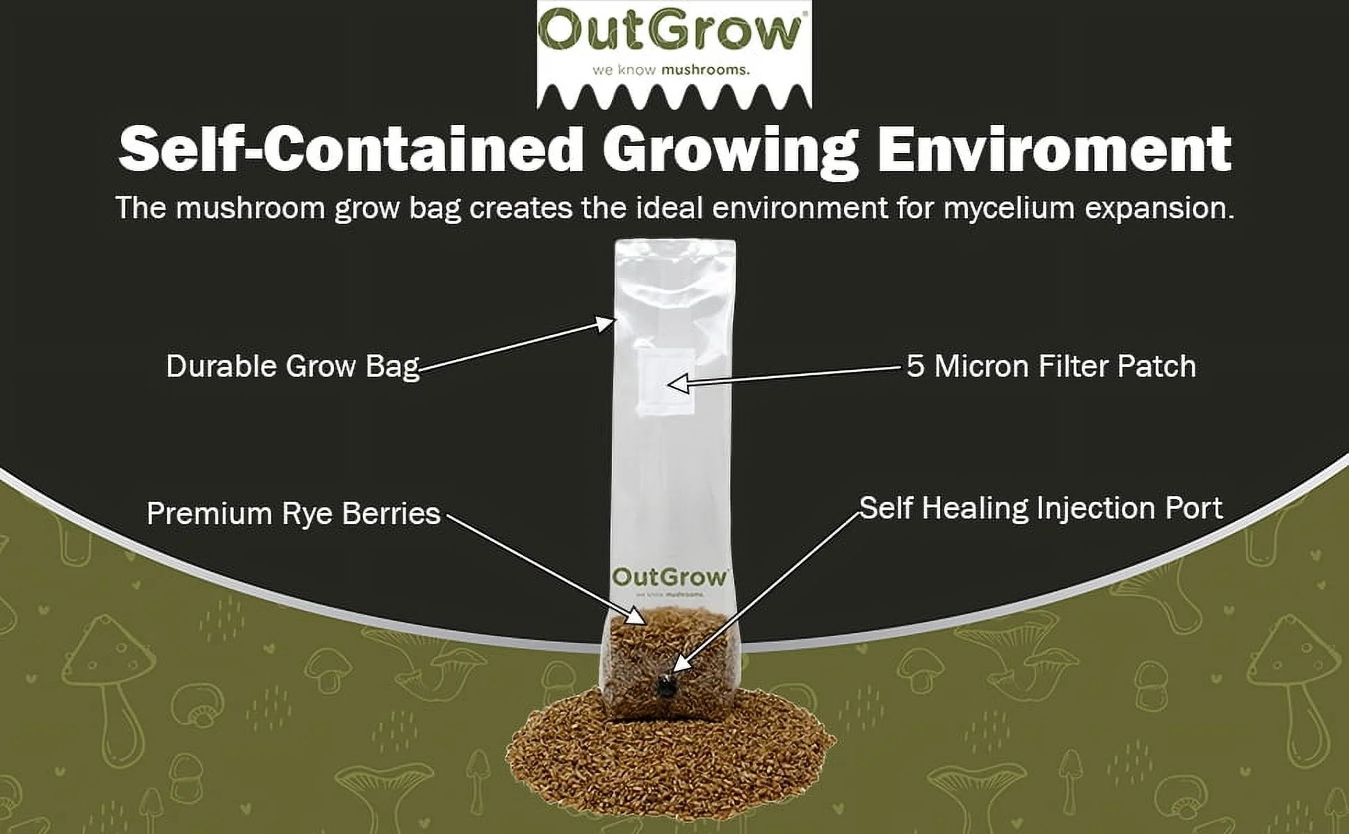 Mushroom Grow Kit (Quick Kit)